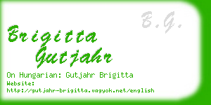 brigitta gutjahr business card